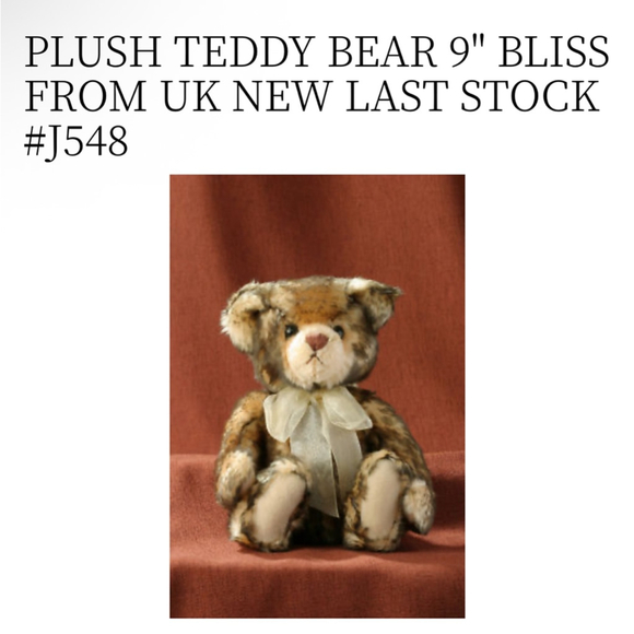 Bliss Bears Brown Teddy Bear J548
